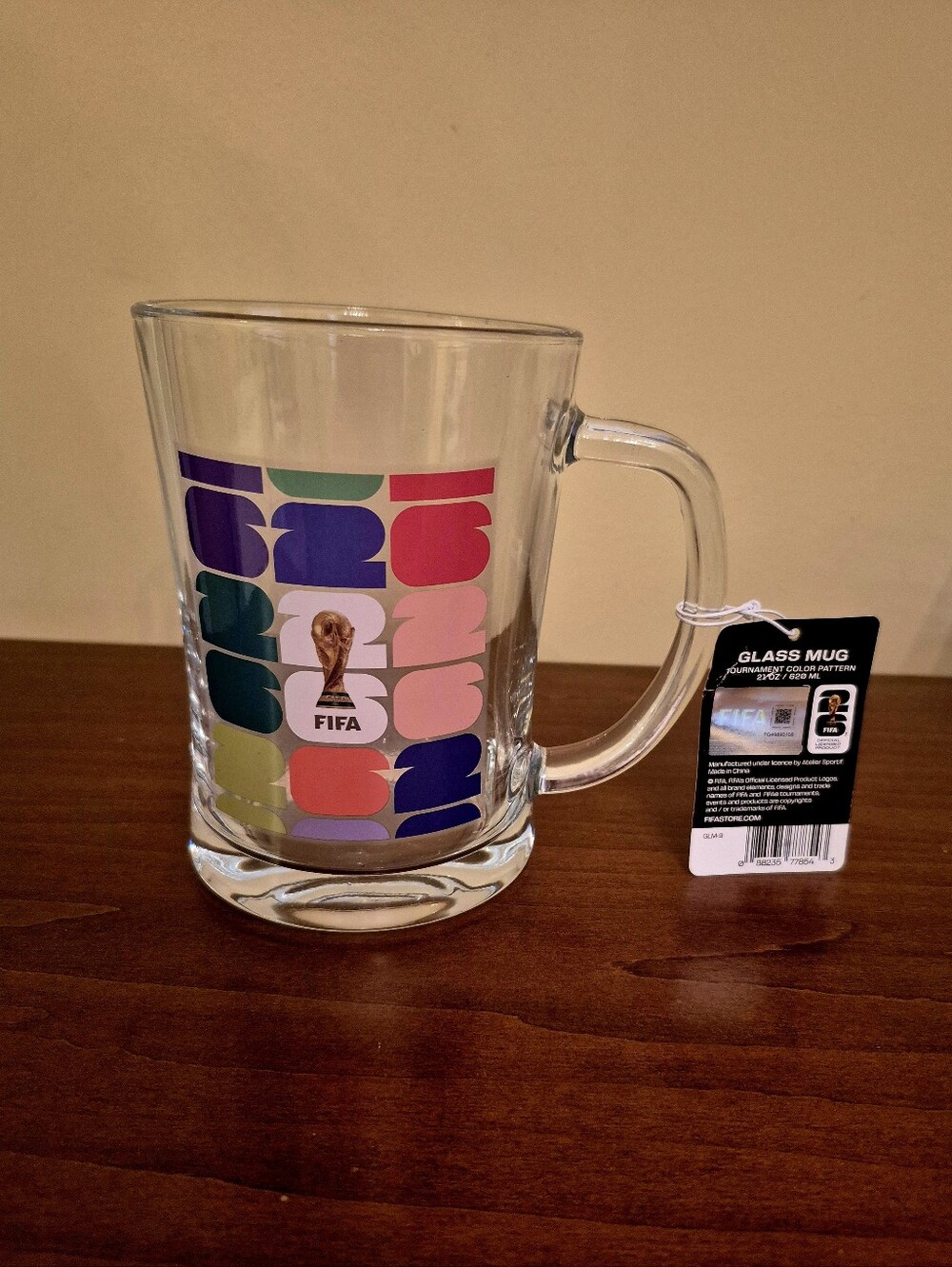 FIFA Clear Glass Mug -2026